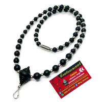 ราคา สร้อยประคำไม้งิ้วดำ แท้ อะไหล่สแตนเลส ไม่ลอกไม่ดำ (22126308559)