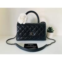 ราคา Chanel coco 9.5 black caviar holo22 (12610678155)