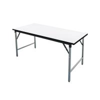 ราคา คิวบิซ โต๊ะพับเมลามีนหน้าเงา ขนาด 180x60 ซม. Cubiz Melamine folding table, shiny front, 180x60 cm. (6048092053)