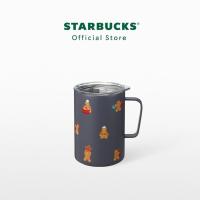 ราคา Starbucks Stainless Steel Gingerbread Night Mug 16oz. แก้วสตาร์บัคส์สแตนเลสสตีล ขนาด 16ออนซ์ A11173366 (44024222381)