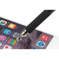 ราคา ส่งฟรี (สีดำ)Stylus Pen 2in1 2หัว เขียนง่าย ปากกาสไตลัสรุ่น Soft touch!! ปากกาทัชสกรีน ปากกาเขียนหน้าจอ (11504747415)