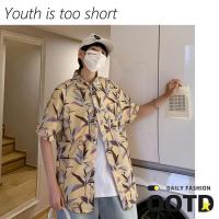 ราคา LHSunshine กำลังมาแรง เสื้อเชิ้ตฮาวายแฟชั่น ลายดอกไม้สุดวินเทจ ทันสมัยมาก แต่งกระดุมหน้าคอปกสวยๆ มีหลายสีให้เลือกราคาคุ้ (28878138871)