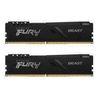 ราคา 32GB (16GBx2) DDR4 3200MHz RAM (แรมพีซี) KINGSTON FURY BEAST DDR4 (KF432C16BB1K2/32) (41455843827)