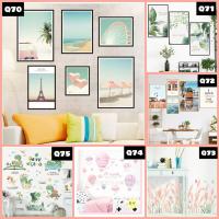 ราคา (VIP) WALLSTICKER MODERN ROOM WALL STICKER FRAME Q 70 71 72 73 74 75 MINIMALIST PARIS BEACH MODEL (29415242777)