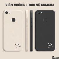 ราคา เคส Vivo V7 / V7 Plus / Y79 / Y75 พิมพ์ลายหน้ายิ้มนําโชคและขอบเหลี่ยมพร้อมป้องกันกล้อง (40063532893)