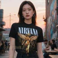 ราคา เสื้อวง NIRVANA เนอร์วานา In Utero ปี93 แฟชั่นเท่ๆผู้หญิงสายร็อค Size ฝรั่ง SPX1957 (42901368180)