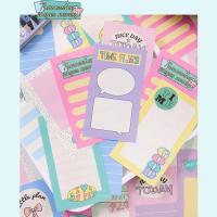 ราคา กระดาษโน้ตของขวัญการ์ดลายน่ารัก สีพาสเทล ตกแต่ง Colourful คละลาย 100 แผ่น | yoloyoko (27827543630)