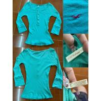ราคา เสื้อเข้ารูปแขน4ส่วน hollister มือสอง (44213968168)