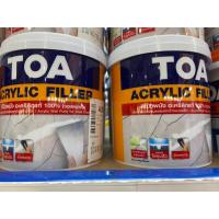 ราคา TOA ACRYLIC FILLER สีโป้วผนังปูน สีโป้วปูน อะคริลิค ฟิลเลอร์ ทีโอเอ อะคริลิก ฟิลเลอร์ (26180349310)