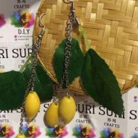 ราคา Handmade ต่างหูดินปั้นมะม่วงน้ำดอกไม้ (1207837502)