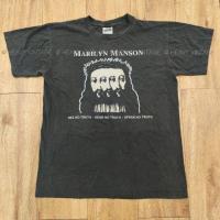 ราคา MARILYN MANSON ฟอกไบโอ นุ่มมาก เสื้อทัวร์ วงร็อค มาริลีน แมนสัน สามหน้า (9082819403)