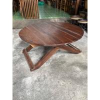 ราคา โต๊ะพับไม้สักเก่าแบบญี่ปุ่นสีโอ๊ค (18371157167)