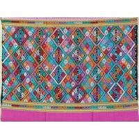 ราคา ผ้าซิ่นทอมือ เมืองเหนือ ผ้าไทลื้อ ฝ้ายทอมือ100% (8272150263)