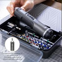 ราคา ใหม่ 4V มินิไขควงไฟฟ้าชุด WX242 สมาร์ทไร้สายไฟฟ้าสกรู USB ชาร์จ 30 บิตชุดเจาะเครื่องมือ (24897087155)