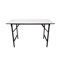 ราคา โต๊ะพับอเนกประสงค์หน้าเมลามีน KASSA ขนาด 120 x 60 x 75 ซม. สีขาว (28686197464)