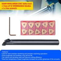 ราคา เครื่องมือกลึง CNC 20x200 มม. เครื่องมือกลึงกลึงกลึงกลึงเครื่องมือพร้อมประแจ + ใส่คาร์ไบด์ (44851723027)