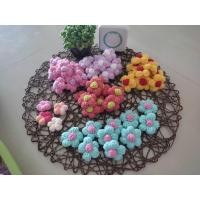 ราคา ดอกไม้ตกแต่งชิ้นงาน ดอกไม้ไหมพรม (25209830659)