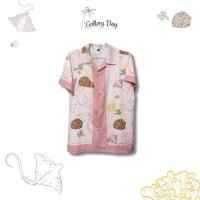 ราคา เสื้อฮาวายลาย กระเบน สีชมพู gallery boy (27923933210)