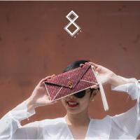 ราคา 04 Wawwawbag​ กระเป๋าผ้าไหมมัดหมี่ สีน้ำตาลแดง (6268807187)