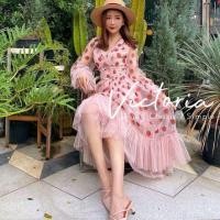 ราคา เดรสสตรอเบอรี่ งานอลัง ป้าย NANA ไซส์ M มือ 1 ป้ายห้อย (3937079536)