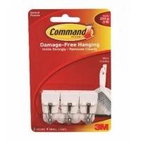ราคา แผ่นเทปกาวคอมมานด์พร้อมตะขอแกนเหล็ก 3M 17067 สีขาว (44105291736)