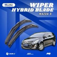 ราคา ใบปัดน้ําฝน มาสด้า 8 ไฮบริด รุ่นไฮบริด 1 ชุด (ขวาและซ้าย) ว301 (27593206499)