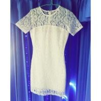 ราคา Dress เข้ารูป​ สีขาว​ งาน​ป้าย​ (4511135963)