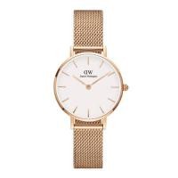 ราคา Hot DW00100163 Classic Petite Melrose 32mm White DialMeshStrapRoseGoldMesh U-052 (1832351710)