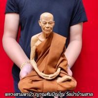 ราคา รูปเหมือน หลวงตามหาบัว ญาณสัมปันโน วัดป่าบ้านตาด (หน้าตัก9นิ้ว)งานไฟเบอร์หุ่นขี้ผึ้งเสมือนคนจริง ติดเกศาห่มจีวร (9791558549)