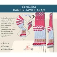 ราคา ธงจีวรวงไก่ (อินโดเซียร์) | ขนาด 3.7 เมตร | โลโก้ครุฑ ลายหมากรุก (26338080546)