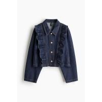 ราคา H&M(เอชแอนด์เอ็ม) แจ็กเก็ตยีนส์ตกแต่งระบาย ผู้หญิง 1294301_1 (42517023297)
