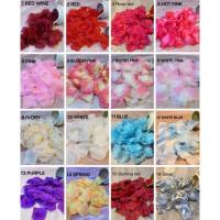 ราคา [มีส่งแมส กทม.]100ชิ้น/แพค กลีบกุหลาบปลอม กลีบดอกไม้ปลอม กลีบดอกไม้งานแต่ง กลีบดอกไม้ผ้า กลีบกุหลาบผ้า (887113261)