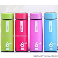 ราคา แก้วน้ำแฟชั่น กระบอกน้ำ กระบอกแก้วใส่น้ำคละสี5สีขนาด6ออนซ์ (26812305600)