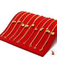 ราคา ข้อมือทอง 1 สลึง รวมลายตุ้งติ้ง ทอง 96.5% ทองแท้ ขายได้ จำนำได้ มีใบรับประกันทอง [ผ่อน0%บัตรเครดิต] (7815081282)