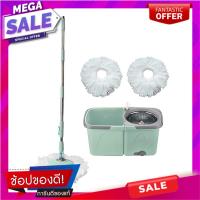 ราคา ชุดอุปกรณ์ถังปั่นพร้อมไม้ม็อบ DYNOVA M08 สีเขียว ไม้ม็อบและอุปกรณ์ SPIN BUCKET MOP SET DYNOVA M08 GREEN อุปกรณ์ทำความสะอ (16413673959)