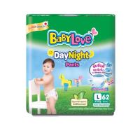 ราคา ผ้าอ้อมเบบี้เลิฟ แพมเพิสเด็ก แพมเพิสเบบี้เลิฟไซส์L62ชิ่นรุ่นกางเกง แพมเพิสรุ่นกางเกง (4713632755)