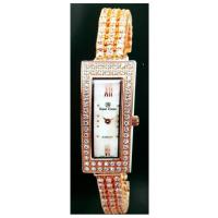 ราคา Royal Crown นาฬิกาข้อมือผู้หญิง สายสแตนเลสชุบทอง ประดับเพชร cz อย่างดี รุ่น 2311L (สี Pink Gold) (1184114333)