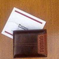 ราคา กระเป๋าสตางค์หนังแท้100% เรียบหรูทันสมัย ยี่ห้อPANIAO (1649806971)