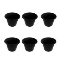 ราคา Papamami กระถางพลาสติกกลมสีดำ 17 นิ้ว (6ใบ) (287982813)