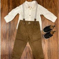 ราคา [มือสอง]ชุดออกงานH&Mขนาด9-12M แถมรองเท้า (25693603712)