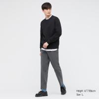 ราคา Sweater แบรนด์ GU (แท้) เสื้อสเวตเตอร์แขนยาว สีดำ (15081322358)