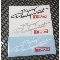 ราคา สติกเกอร์ไดคัท TRD Racing (TRDสีแดงเป็นสติกเกอร์สะท้อนแสง) สติกเกอร์แต่งรถ สติกเกอร์ Oracal (9613584175)