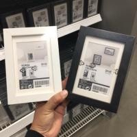 ราคา ◕✠กรอบรูป RIBBA สีขาว สีดำ 10*15 cm. By IKEA (12709880589)