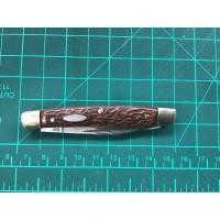 ราคา มีดพับเก่า งานเก่า ROMO J-215 STAINLESS STEEL JAPAN งานเก่าญี่ปุ่น หัวท้ายทองเหลือง มีร่องรอยการใช้งานและลับคม (23973020694)