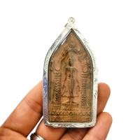 ราคา จี้พระเครื่อง พระร่วงเปิดโลก พระเครื่อง กรุวัดมหาธาตุเพชรบุรี เนื้อชินตะกั่วสนิมแดง เลี่ยมกรอบเงินไมครอน (24915460531)