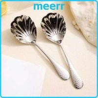 ราคา มีร์ ช้อนรูปเปลือกหอย,304สแตนเลสพร้อมช้อนซุปขนาดใหญ่ด้ามยาว,ช้อนขนมรูปเปลือกหอยเกรดอาหารคุณภาพของหวาน (43869874673)