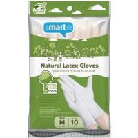 ราคา สมาร์ทเตอร์ถุงมือยางอนามัยอเนกประสงค์ขนาด M แพค 10ชิ้น (41408663537)