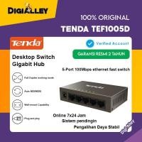 ราคา Tenda TEF1005D Switch HUB 5 พอร์ต 10/100Mbps LAN Fast Ethernet (28542189781)