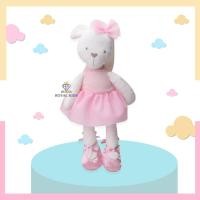 ราคา ตุ๊กตากระต่ายเน่า ตุ๊กตาเน่าหมีเน่ากระต่ายใส่ชุดบัลเล่ต์(ชุดถอดได้) เนื้อผ้านุ่มนิ่ม (23252611300)