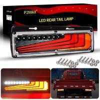 ราคา ไฟท้ายรถยนต์ไฟ LEDอเนกประสงค์2ชิ้นไฟไฟ LEDรถบรรทุกความสว่างสูงไฟท้ายเตือนความปลอดภัยสำหรับรถกระบะรถพ่วงรถบรรทุกรถบัสรถตู (49502117687)